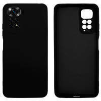 Силиконовый чехол для Xiaomi Redmi Note 11/11s Silicone Case Full Black