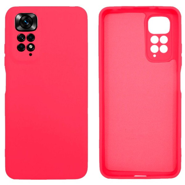Силиконовый чехол для Xiaomi Redmi Note 11/11s Silicone Case Full Coral