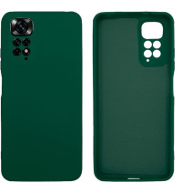 Силіконовий чохол для Xiaomi Redmi Note 11/11s Silicone Case Full Forest Green
