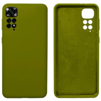 Силіконовий чохол для Xiaomi Redmi Note 11/11s Silicone Case Full Khaki