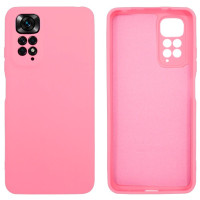 Силиконовый чехол для Xiaomi Redmi Note 11/11s Silicone Case Full Pink