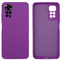 Силіконовий чохол для Xiaomi Redmi Note 11/11s Silicone Case Full Purple