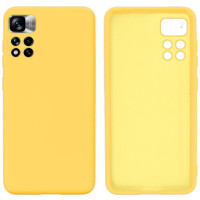 Силіконовий чохол для Xiaomi Redmi Note 11 Pro Plus 5G Silicone Case Full Lemonade