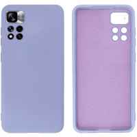 Силиконовый чехол для Xiaomi Redmi Note 11 Pro Plus 5G Silicone Case Full Light Purple