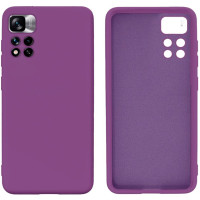 Силиконовый чехол для Xiaomi Redmi Note 11 Pro Plus 5G Silicone Case Full Purple