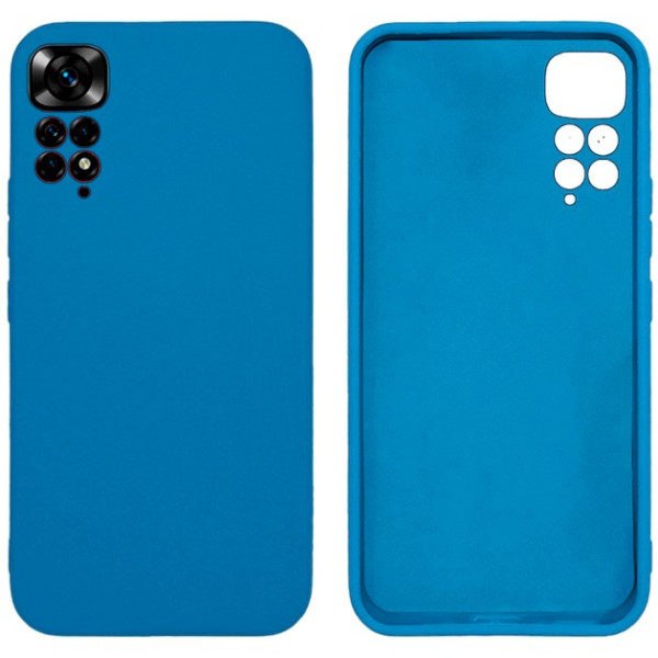 Силіконовий чохол для Xiaomi Redmi Note 11 Pro Silicone Case Full Azure