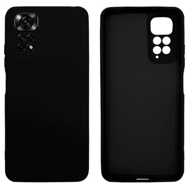 Силиконовый чехол для Xiaomi Redmi Note 11 Pro Silicone Case Full Black