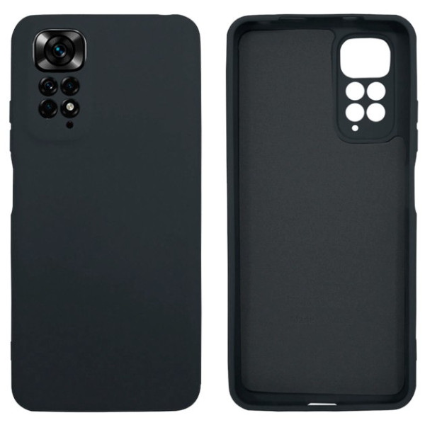 Силиконовый чехол для Xiaomi Redmi Note 11 Pro Silicone Case Full Dark Grey