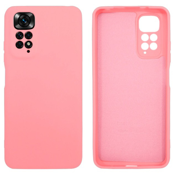Силіконовий чохол для Xiaomi Redmi Note 11 Pro Silicone Case Full Light Pink