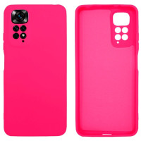 Силіконовий чохол для Xiaomi Redmi Note 11 Pro Silicone Case Full Shiny Pink