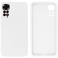 Силиконовый чехол для Xiaomi Redmi Note 11 Pro Silicone Case Full White