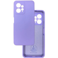 Силиконовый чехол для Xiaomi Redmi Note 12 4G Silicone Case Full Light Purple