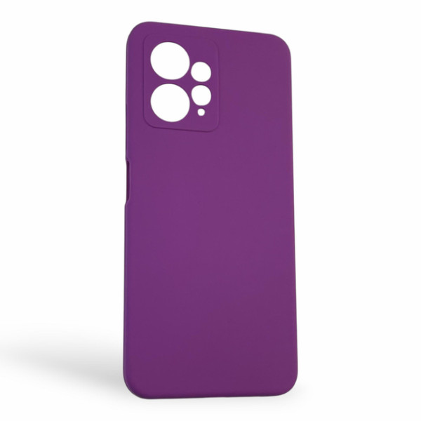 Силиконовый чехол для Xiaomi Redmi Note 12 4G Silicone Case Full Purple