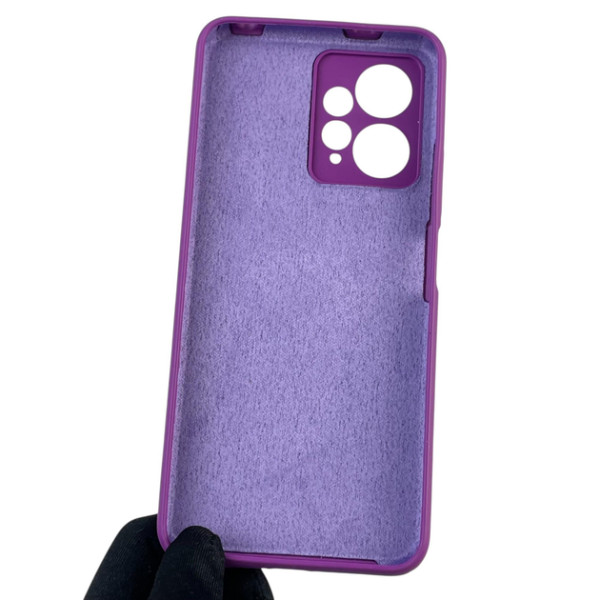 Силиконовый чехол для Xiaomi Redmi Note 12 4G Silicone Case Full Purple