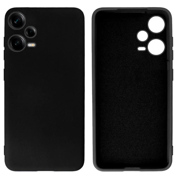 Силиконовый чехол для Xiaomi Redmi Note 12 Pro 5G Silicone Case Full Black