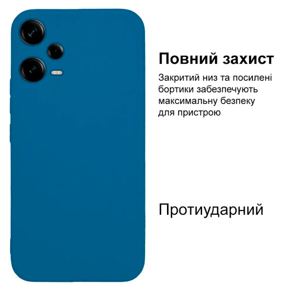 Силіконовий чохол для Xiaomi Redmi Note 12 Pro 5G Silicone Case Full Blue Horizon