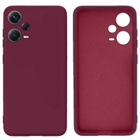 Силиконовый чехол для Xiaomi Redmi Note 12 Pro 5G Silicone Case Full Marsala