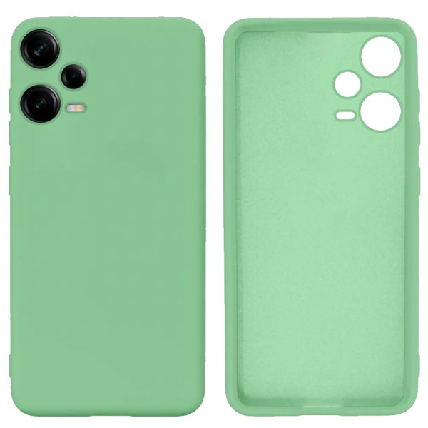 Силіконовий чохол для Xiaomi Redmi Note 12 Pro 5G Silicone Case Full Mint