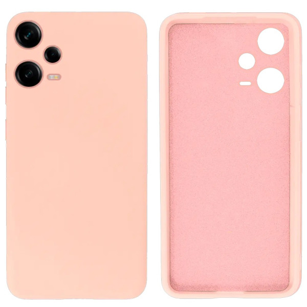 Силиконовый чехол для Xiaomi Redmi Note 12 Pro 5G Silicone Case Full Pink Sand