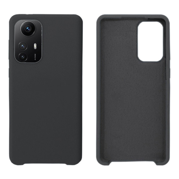 Силиконовый чехол для Xiaomi Redmi Note 12S Silicone Case Full Dark Grey