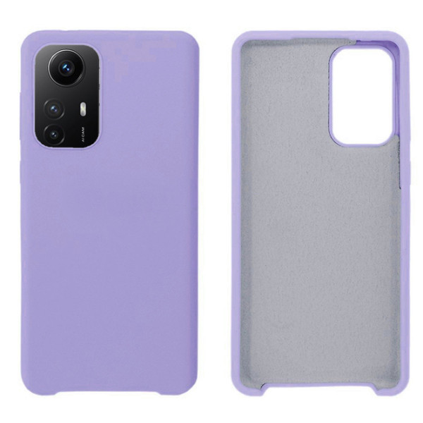 Силіконовий чохол для Xiaomi Redmi Note 12S Silicone Case Full Light Purple