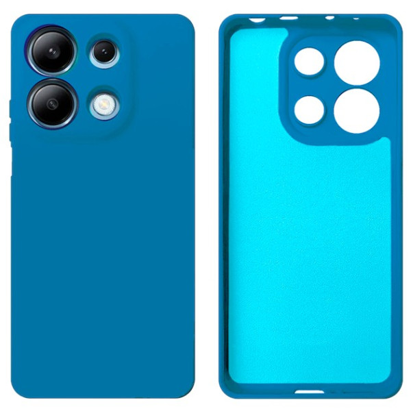 Силіконовий чохол для Xiaomi Redmi Note 13 4G Silicone Case Full Azure