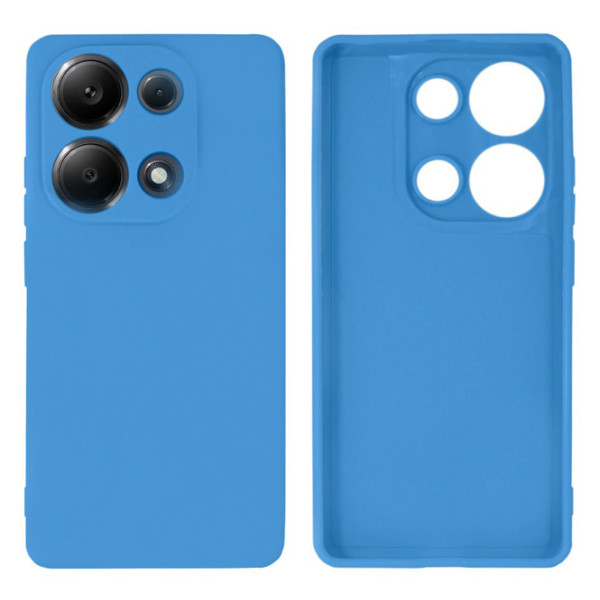Силиконовый чехол для Xiaomi Redmi Note 13 4G Silicone Case Full Blue Horizon