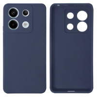 Силиконовый чехол для Xiaomi Redmi Note 13 4G Silicone Case Full Dark Blue