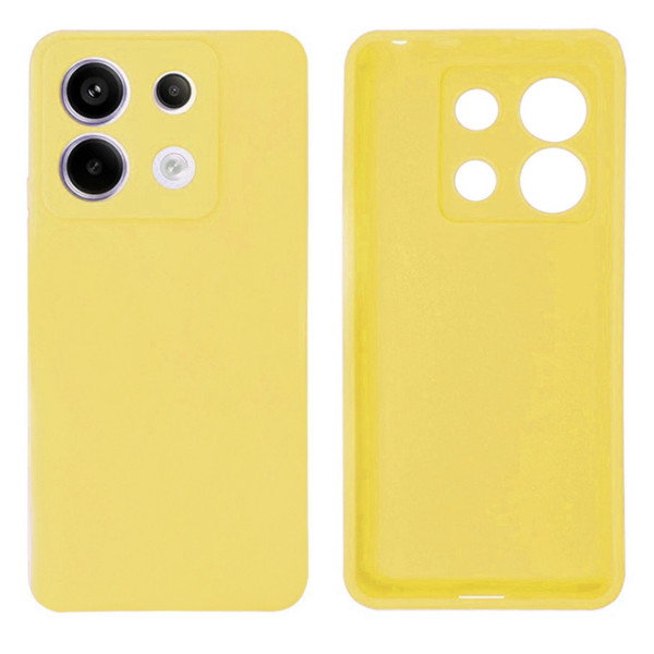 Силиконовый чехол для Xiaomi Redmi Note 13 4G Silicone Case Full Lemonade
