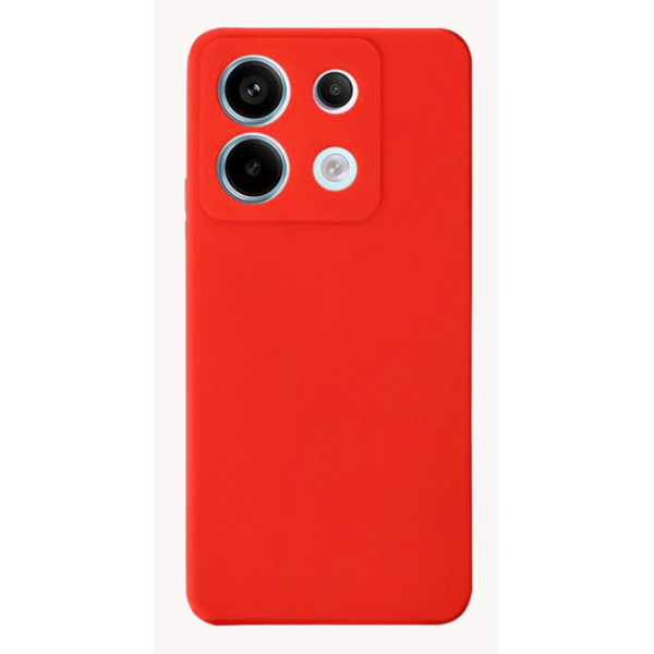 Силиконовый чехол для Xiaomi Redmi Note 13 4G Silicone Case Full Red