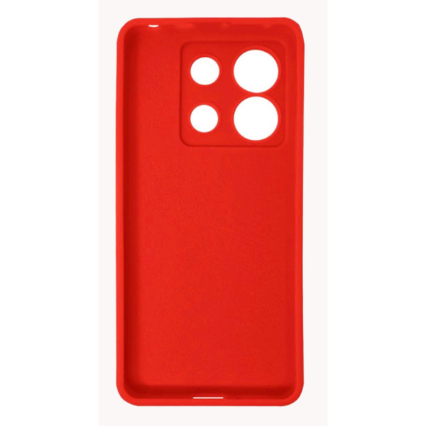 Силиконовый чехол для Xiaomi Redmi Note 13 4G Silicone Case Full Red