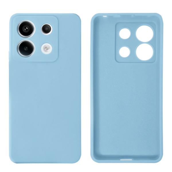 Силиконовый чехол для Xiaomi Redmi Note 13 4G Silicone Case Full Sky Blue
