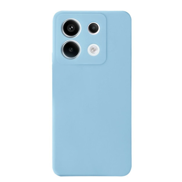 Силиконовый чехол для Xiaomi Redmi Note 13 4G Silicone Case Full Sky Blue