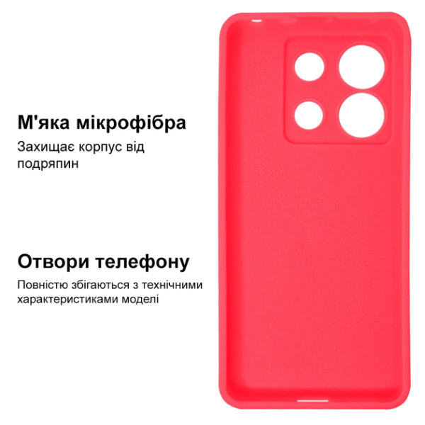 Силіконовий чохол для Xiaomi Redmi Note 13 Pro 4G/ Poco M6 Pro Silicone Case Full Coral