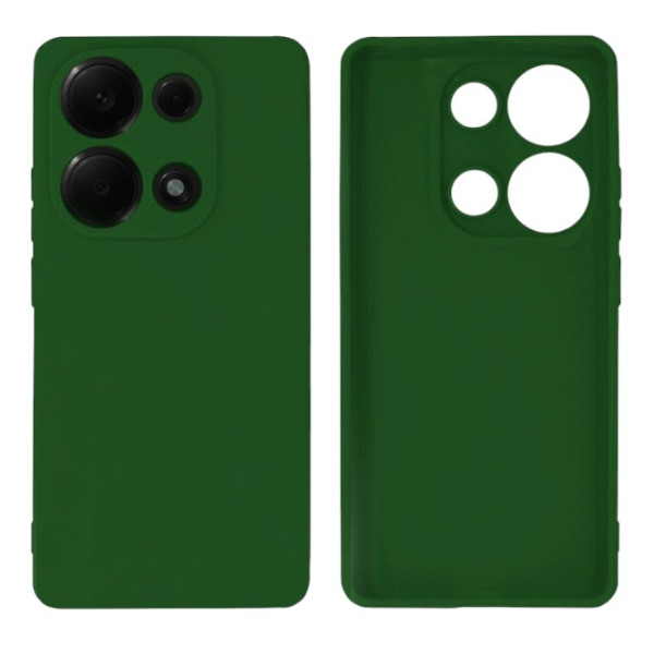 Силіконовий чохол для Xiaomi Redmi Note 13 Pro 4G/ Poco M6 Pro Silicone Case Full Forest Green