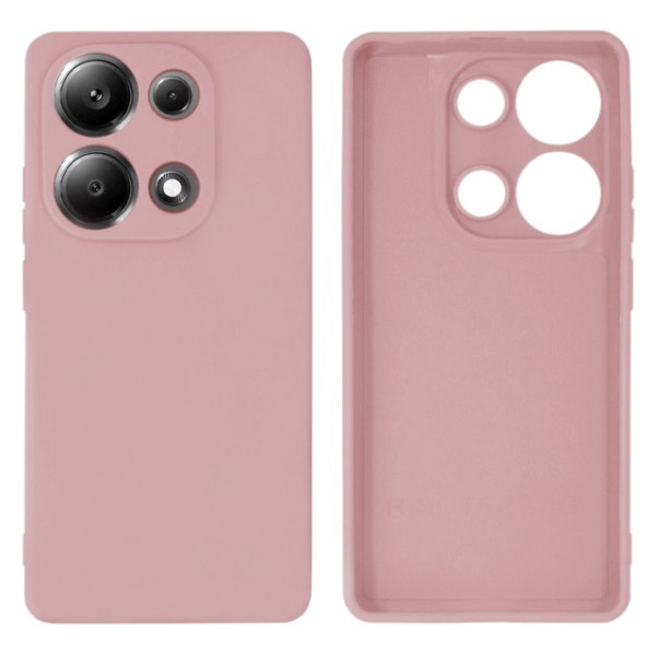 Силіконовий чохол для Xiaomi Redmi Note 13 Pro 4G/ Poco M6 Pro Silicone Case Full Pink Sand