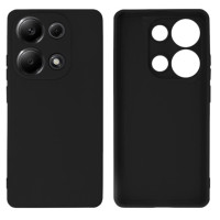 Силиконовый чехол для Xiaomi Redmi Note 13 Pro 4G/ Poco M6 Pro Silicone Case Full Black