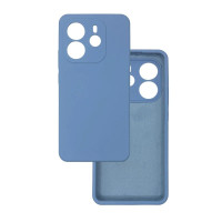 Силиконовый чехол для Xiaomi Redmi Note 14 4G Silicone Case Full Azure