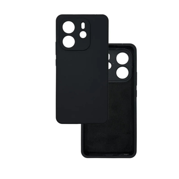 Силіконовий чохол для Xiaomi Redmi Note 14 4G Silicone Case Full Black