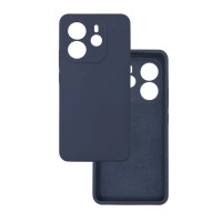 Силиконовый чехол для Xiaomi Redmi Note 14 4G Silicone Case Full Dark Blue