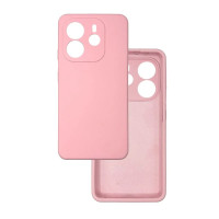 Силиконовый чехол для Xiaomi Redmi Note 14 4G Silicone Case Full Light Pink