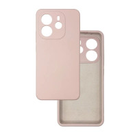Силиконовый чехол для Xiaomi Redmi Note 14 4G Silicone Case Full Pink Sand
