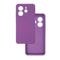 Силиконовый чехол для Xiaomi Redmi Note 14 4G Silicone Case Full Purple