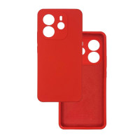 Силиконовый чехол для Xiaomi Redmi Note 14 4G Silicone Case Full Red