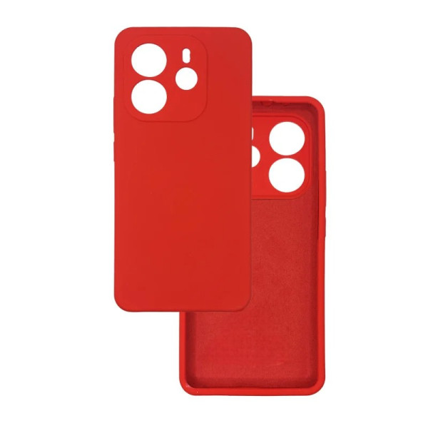 Силиконовый чехол для Xiaomi Redmi Note 14 4G Silicone Case Full Red