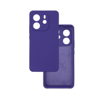 Силиконовый чехол для Xiaomi Redmi Note 14 4G Silicone Case Full Ultraviolet