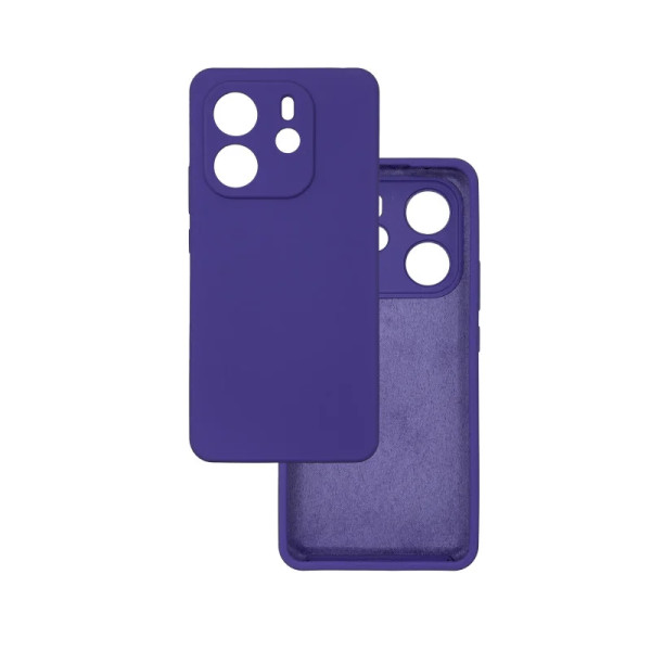 Силиконовый чехол для Xiaomi Redmi Note 14 4G Silicone Case Full Ultraviolet