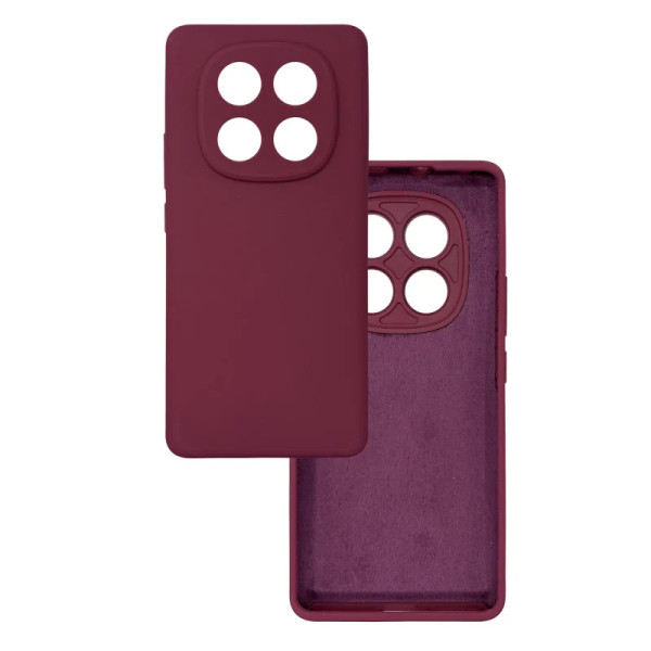 Силиконовый чехол для Xiaomi Redmi Note 14 Pro 4G Silicone Case Full Marsala