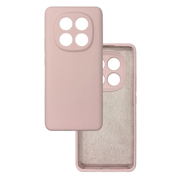 Силиконовый чехол для Xiaomi Redmi Note 14 Pro 4G Silicone Case Full Pink Sand