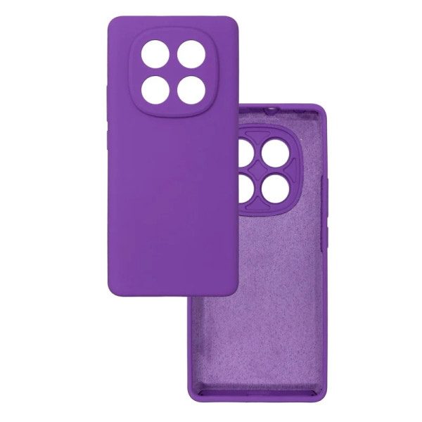 Силиконовый чехол для Xiaomi Redmi Note 14 Pro 4G Silicone Case Full Ultraviolet